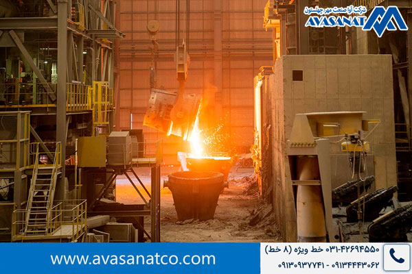 کاربرد جرثقیل سقفی ریخته گری